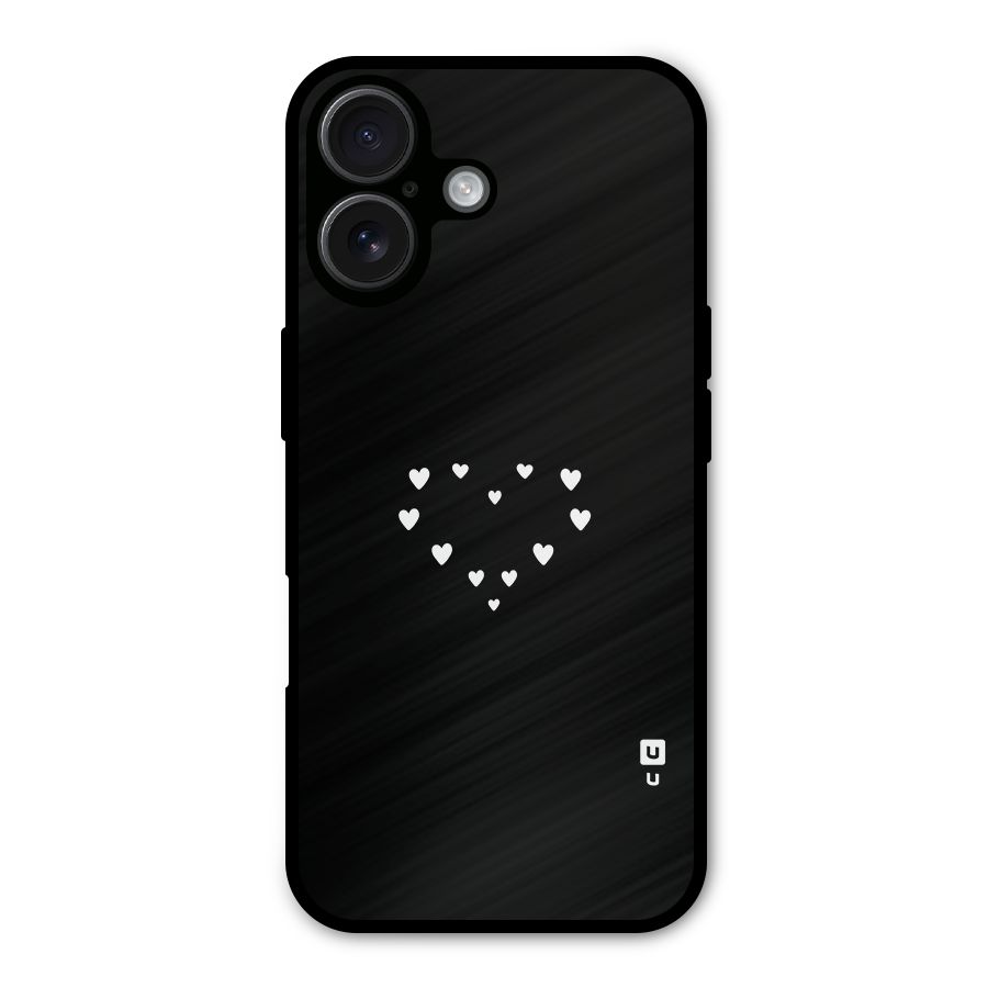Heart of Hearts Metal Back Case for iPhone 16