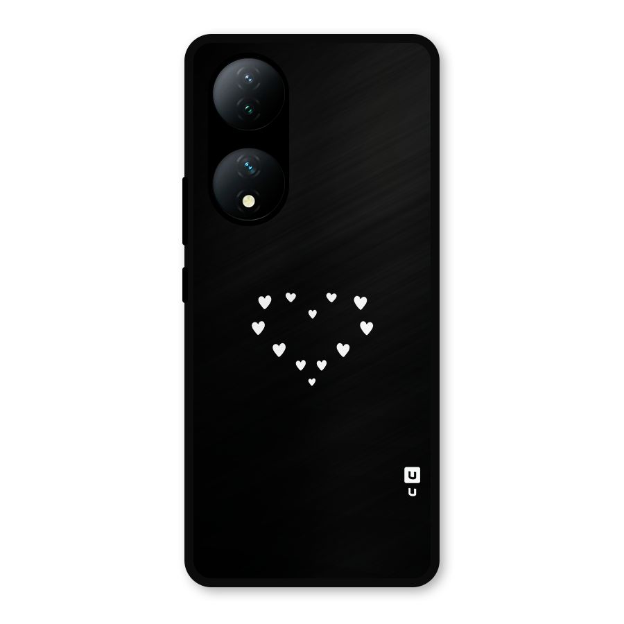Heart of Hearts Metal Back Case for iQOO Z7