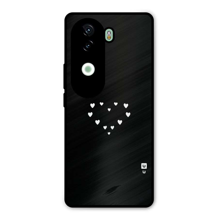 Heart of Hearts Metal Back Case for iQOO Z9s