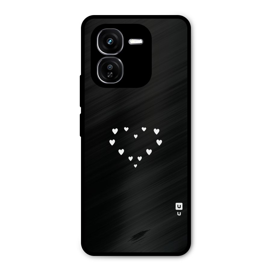Heart of Hearts Metal Back Case for iQOO Z9x