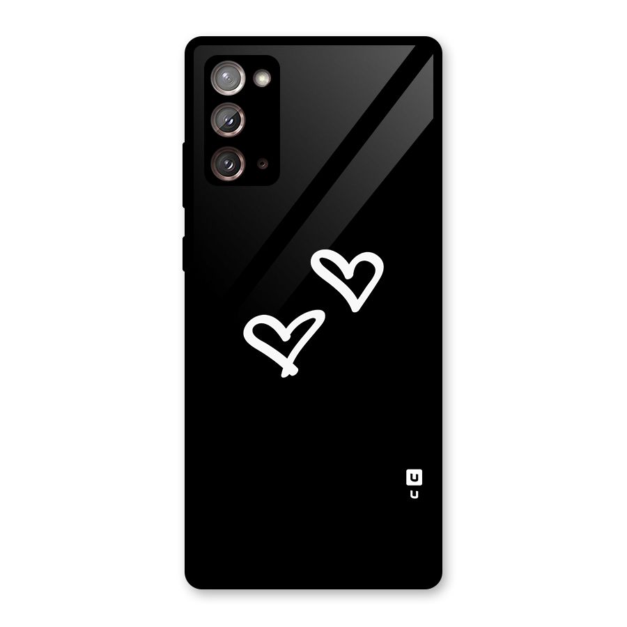 Hearts Love Glass Back Case for Galaxy Note 20