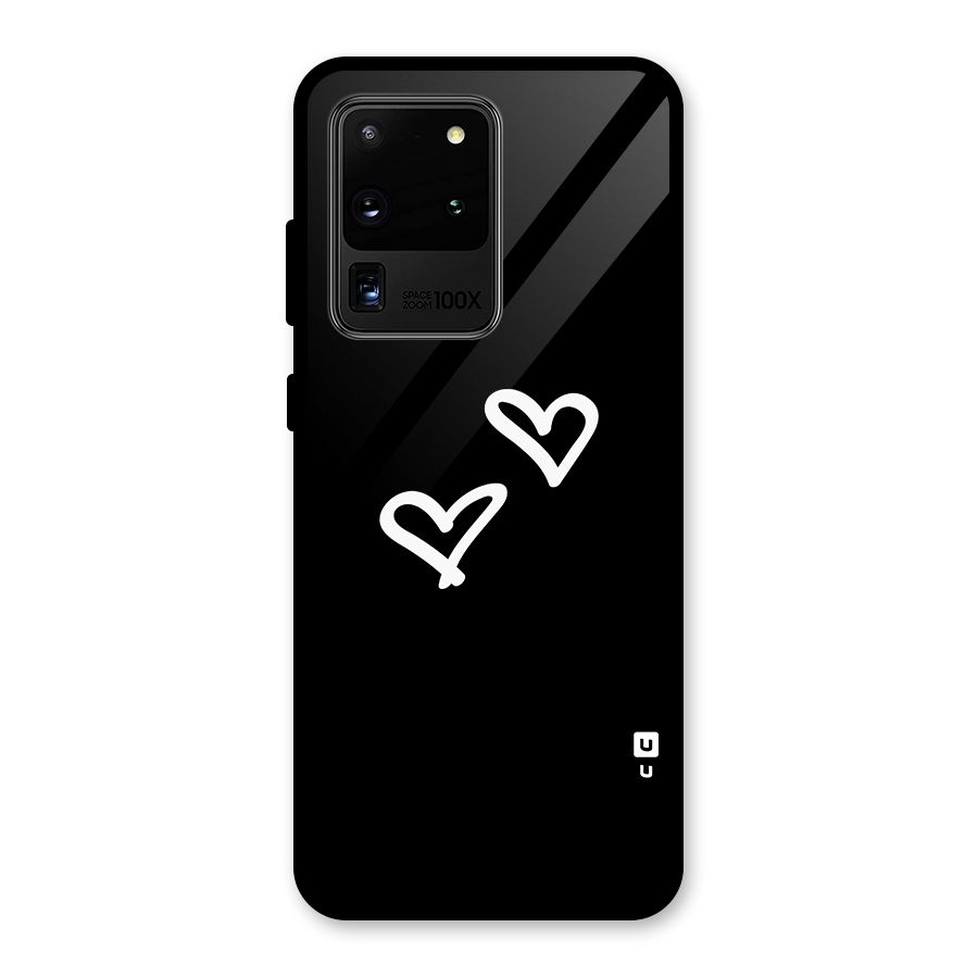 Hearts Love Glass Back Case for Galaxy S20 Ultra