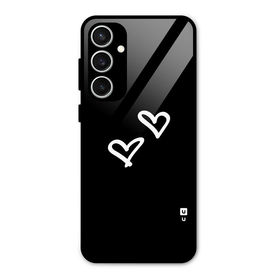Hearts Love Glass Back Case for Galaxy S23 FE