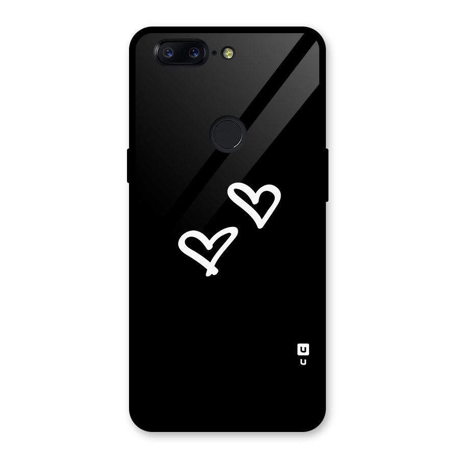 Hearts Love Glass Back Case for OnePlus 5T