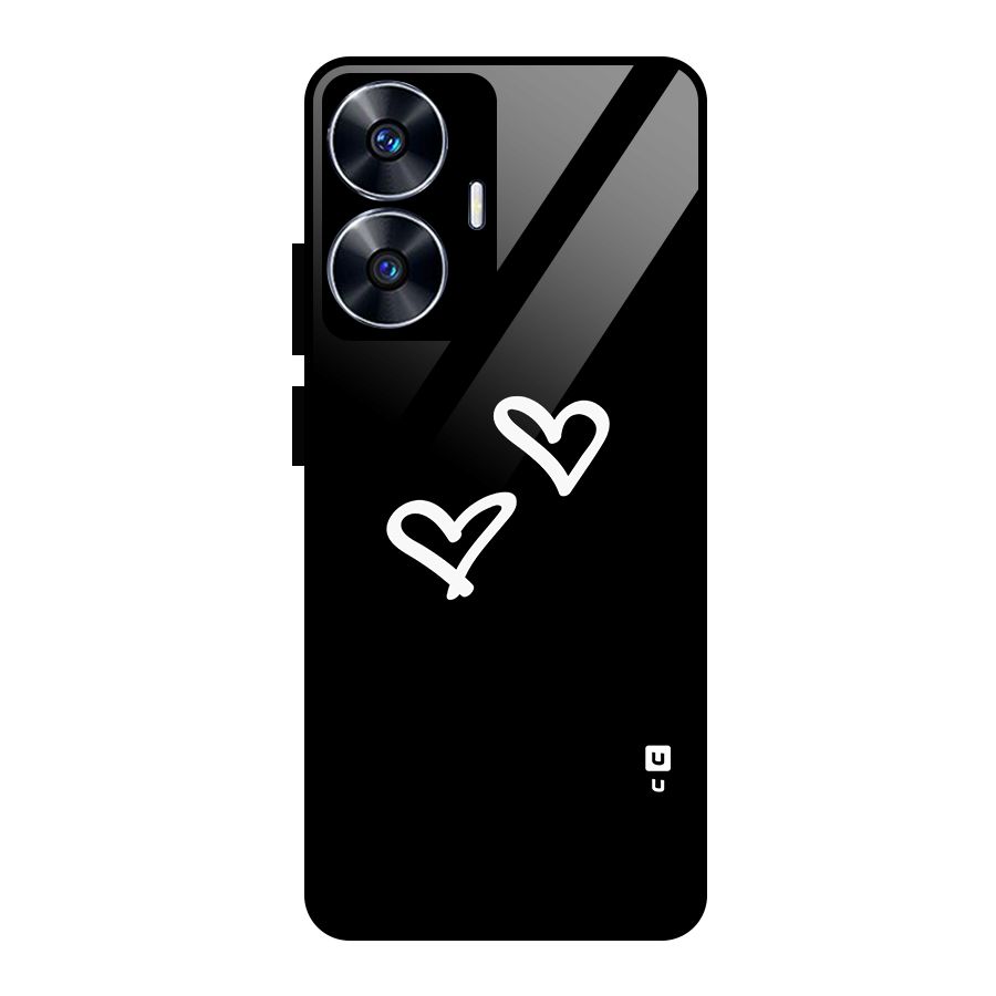 Hearts Love Glass Back Case for Realme Narzo N55