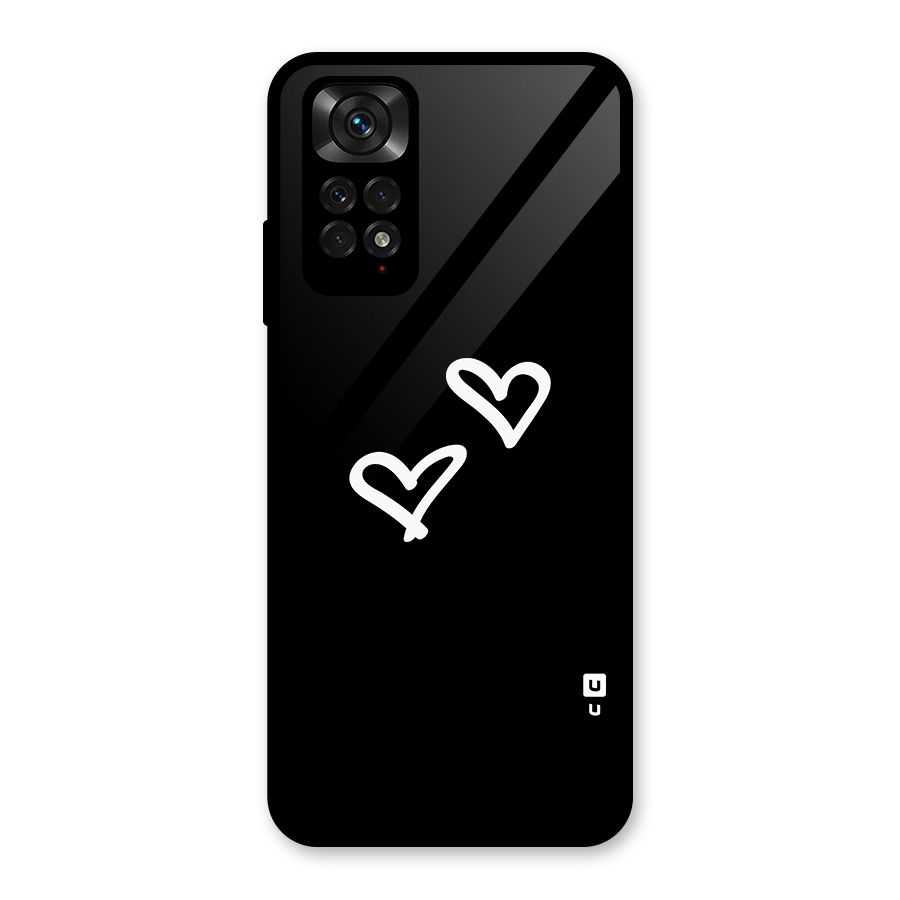 Hearts Love Glass Back Case for Redmi Note 11S