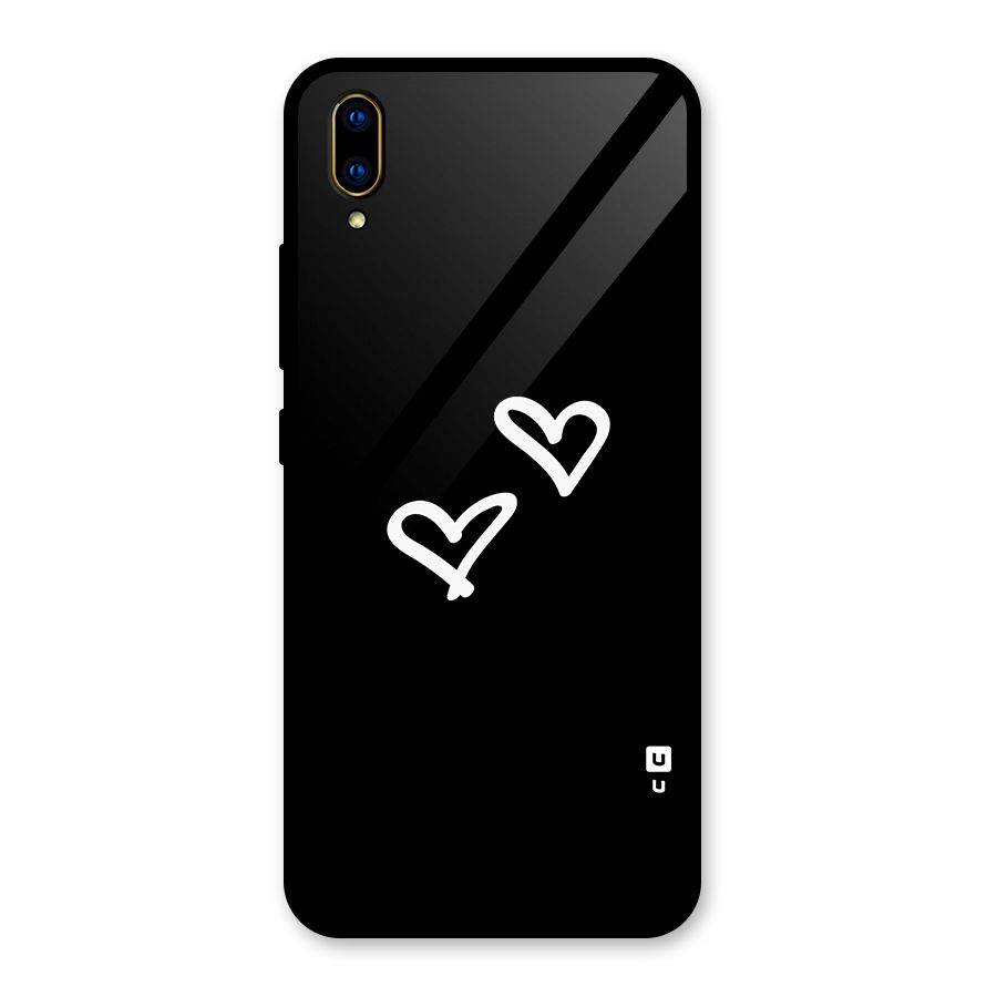 Hearts Love Glass Back Case for Vivo V11 Pro