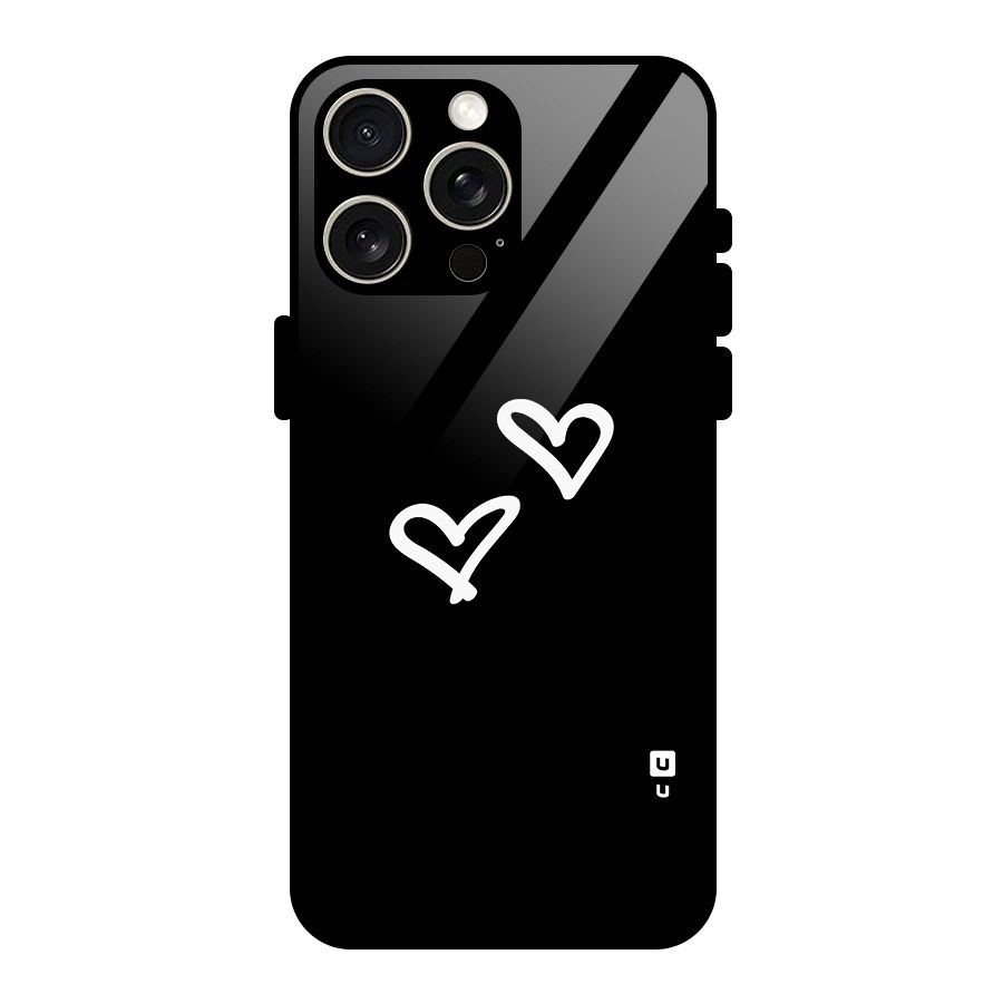 Hearts Love Glass Back Case for iPhone 15 Pro Max