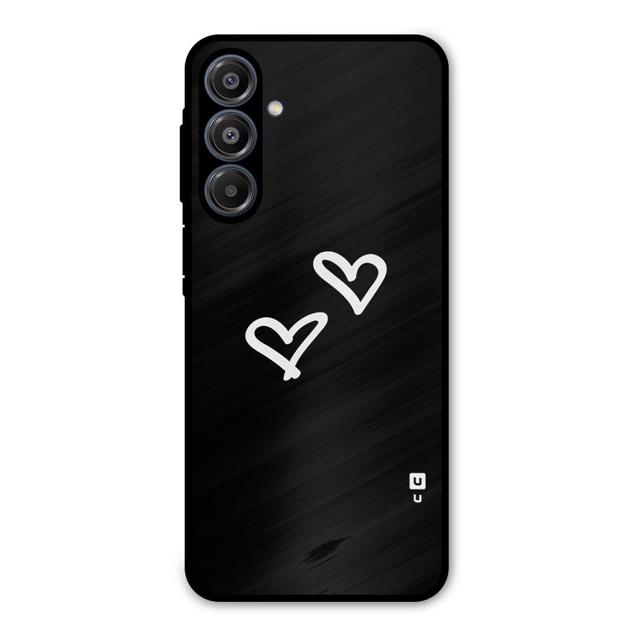 Hearts Love Metal Back Case for Galaxy A16 5G