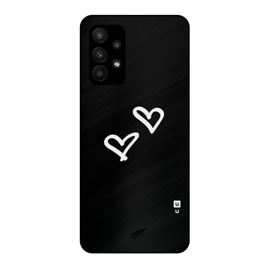 Hearts Love Metal Back Case for Galaxy A23