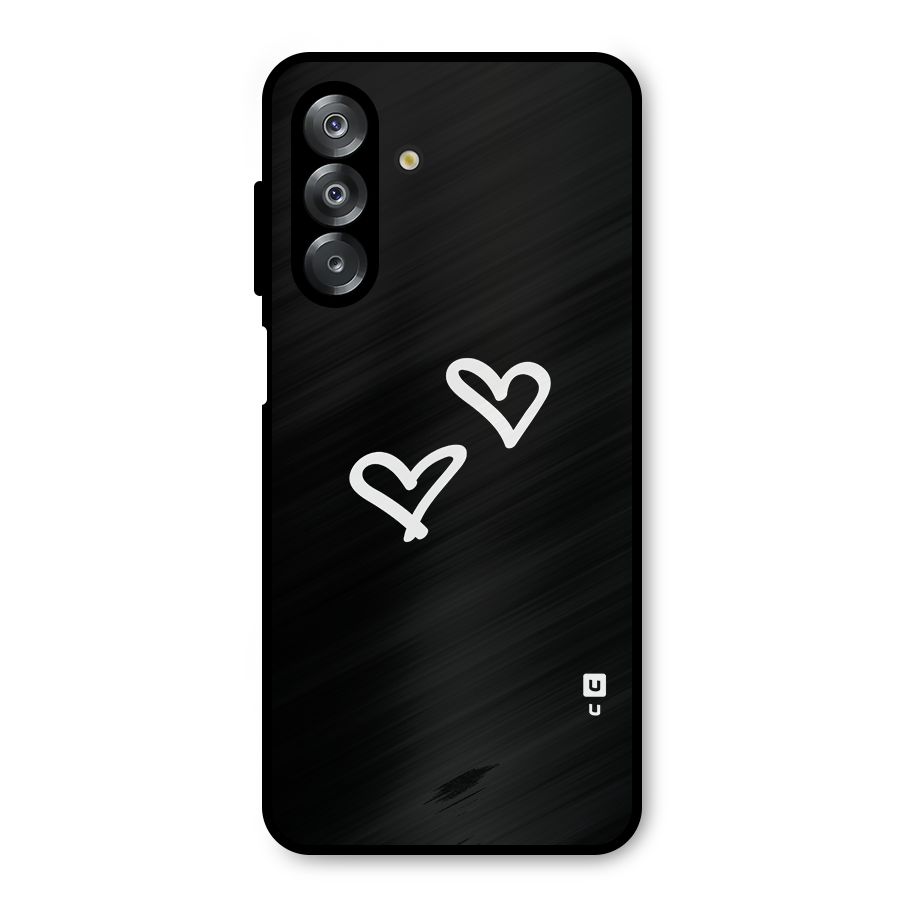 Hearts Love Metal Back Case for Galaxy A26