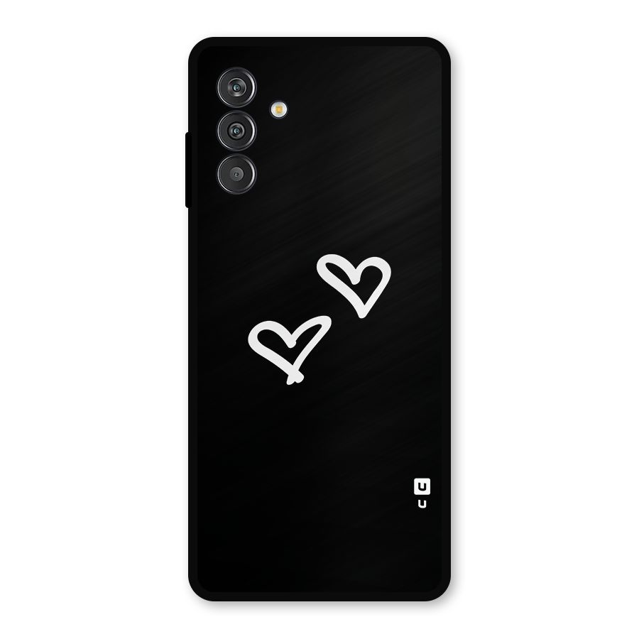 Hearts Love Metal Back Case for Galaxy F13