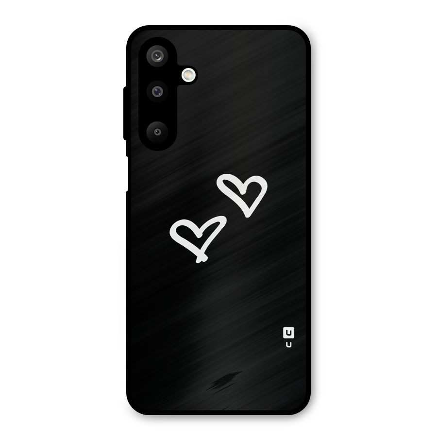Hearts Love Metal Back Case for Galaxy M16