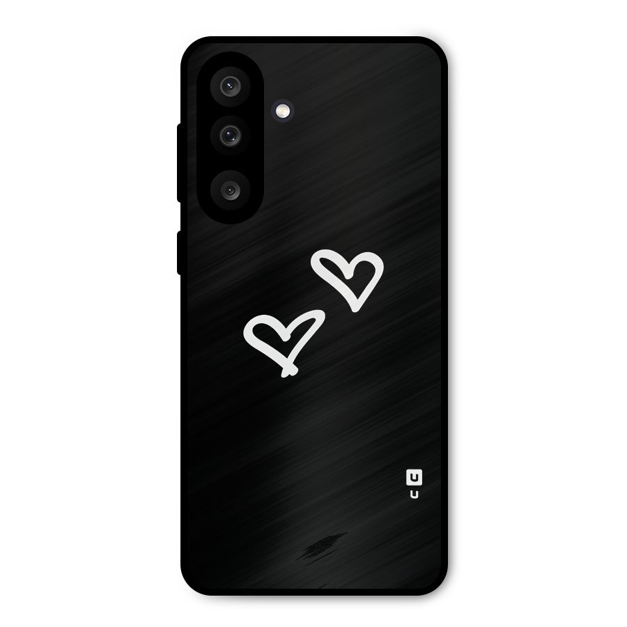 Hearts Love Metal Back Case for Galaxy M56