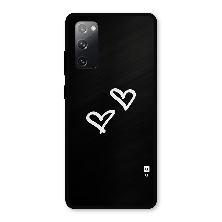 Hearts Love Metal Back Case for Galaxy S20 FE 5G