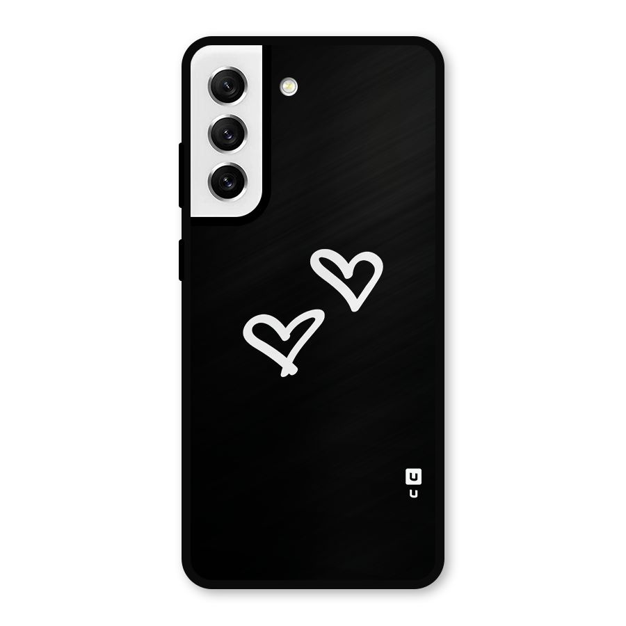Hearts Love Metal Back Case for Galaxy S21 FE 5G