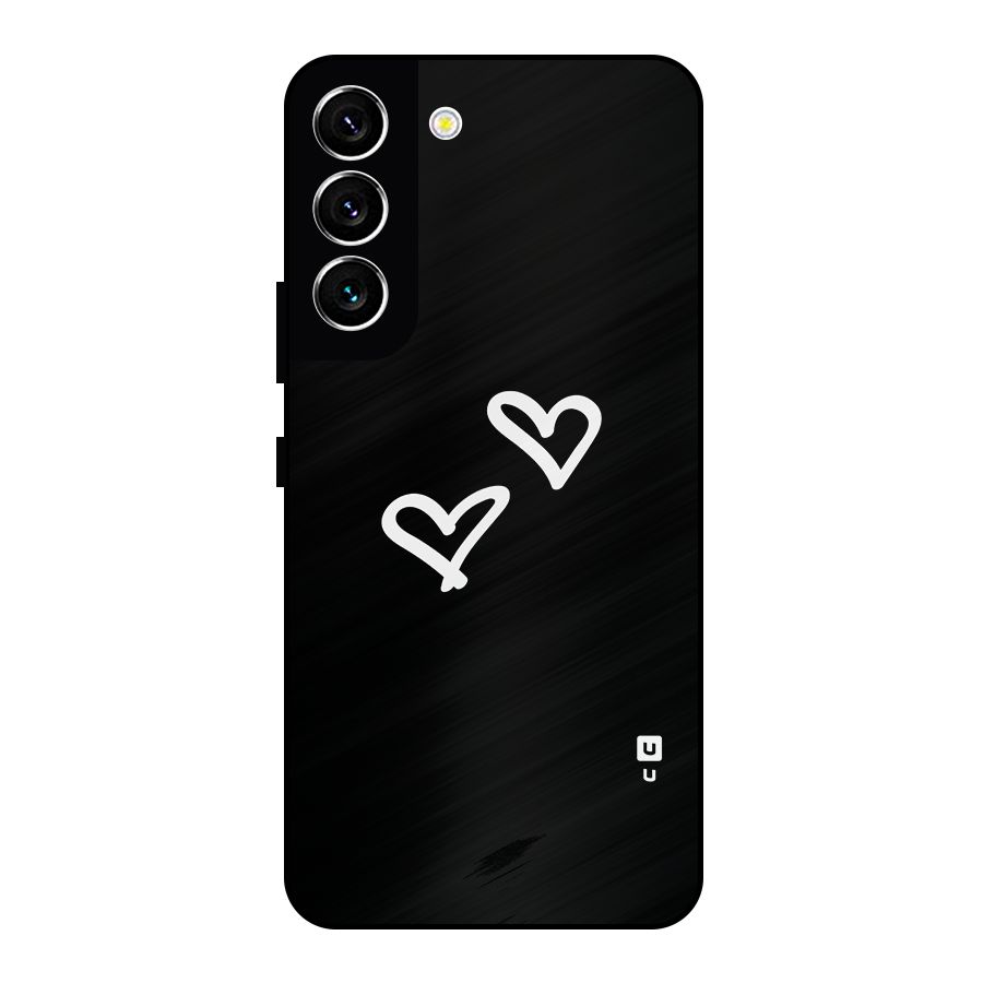 Hearts Love Metal Back Case for Galaxy S22 5G