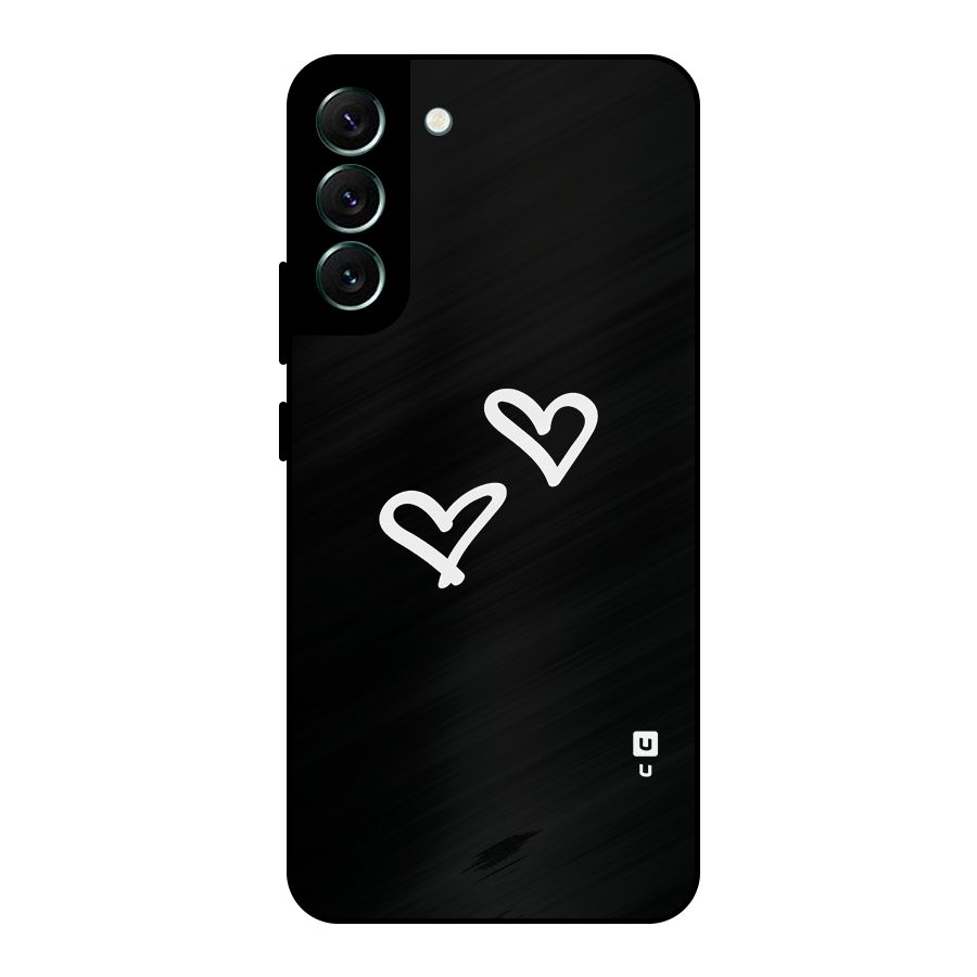Hearts Love Metal Back Case for Galaxy S22 Plus 5G