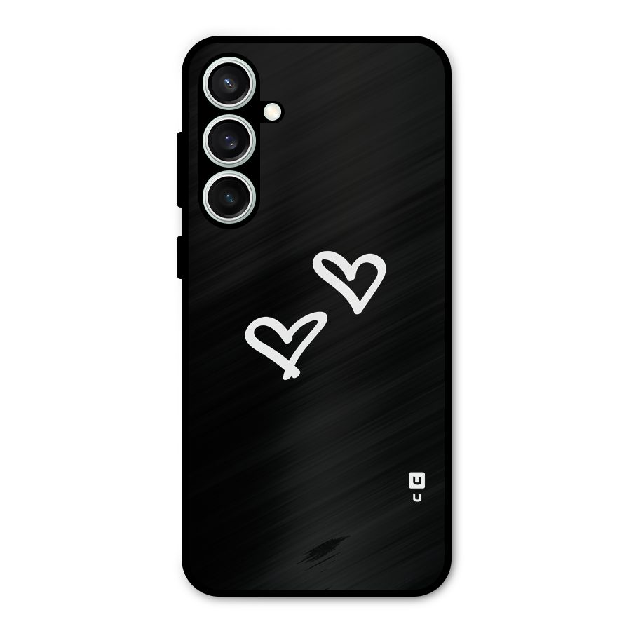Hearts Love Metal Back Case for Galaxy S23 FE