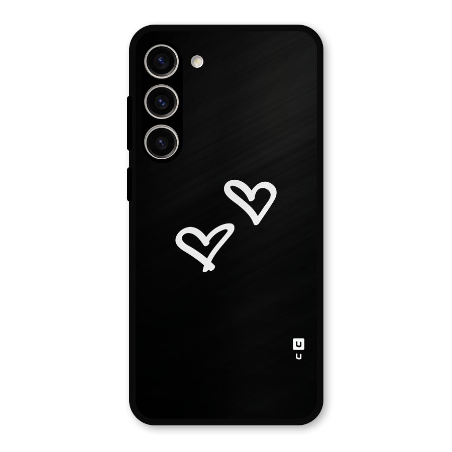 Hearts Love Metal Back Case for Galaxy S23 Plus
