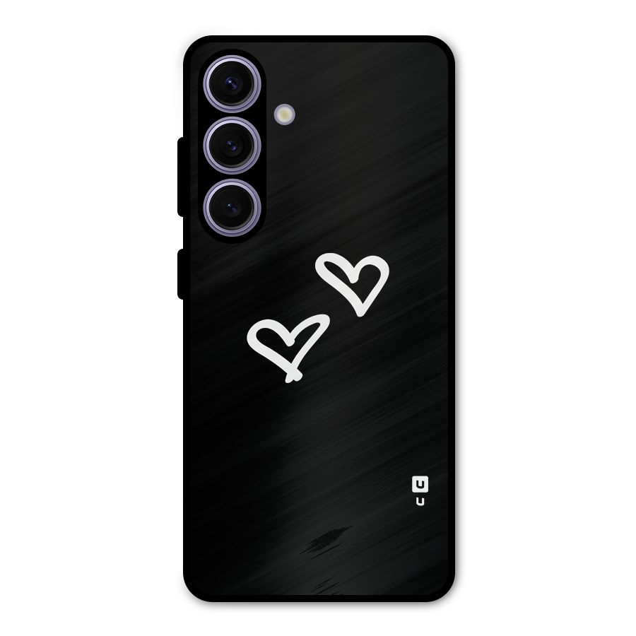 Hearts Love Metal Back Case for Galaxy S24