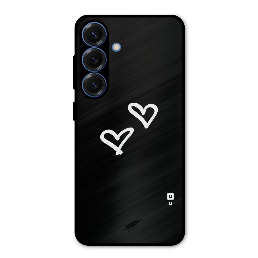 Hearts Love Metal Back Case for Galaxy S25