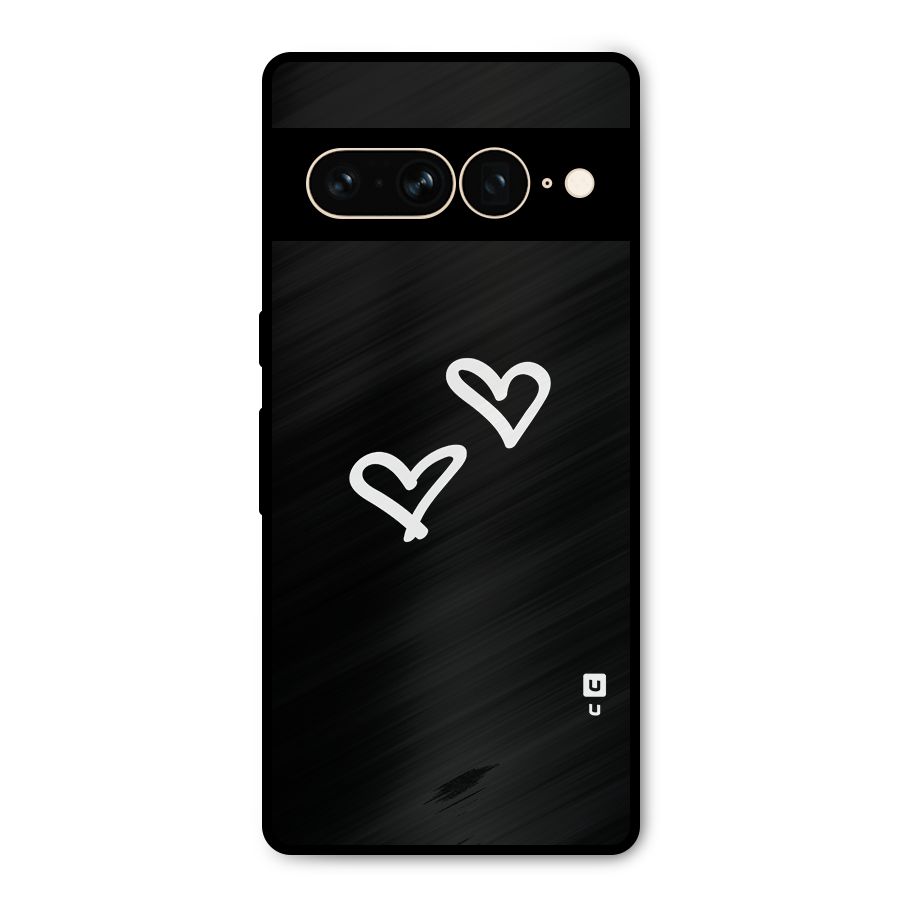 Hearts Love Metal Back Case for Google Pixel 7 Pro