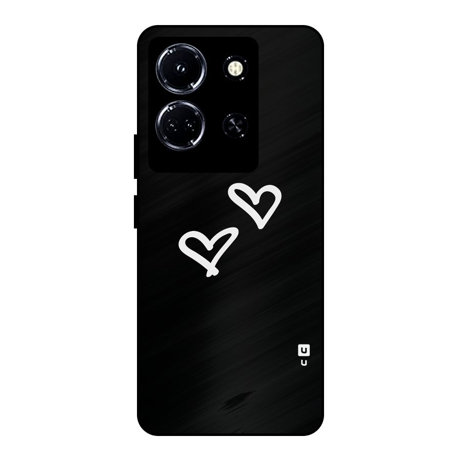 Hearts Love Metal Back Case for Infinix Note 30 5G