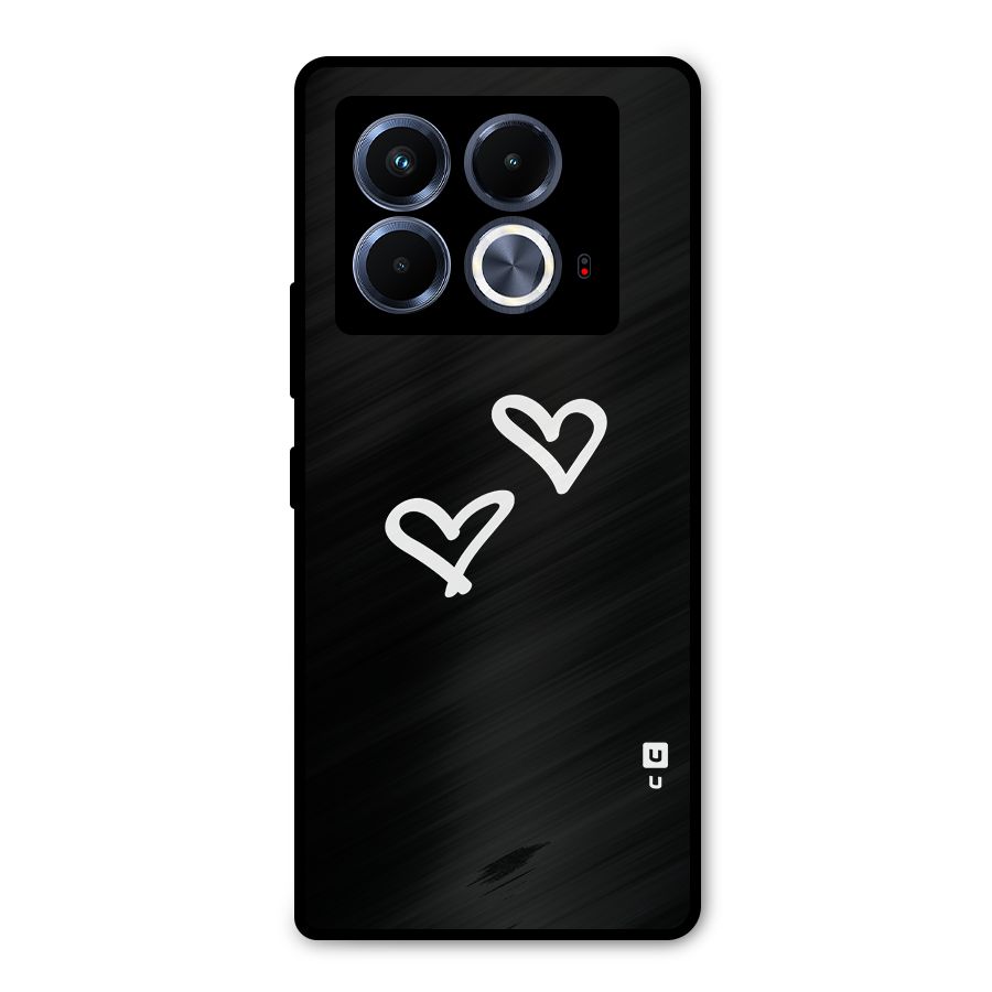 Hearts Love Metal Back Case for Infinix Note 40 5G