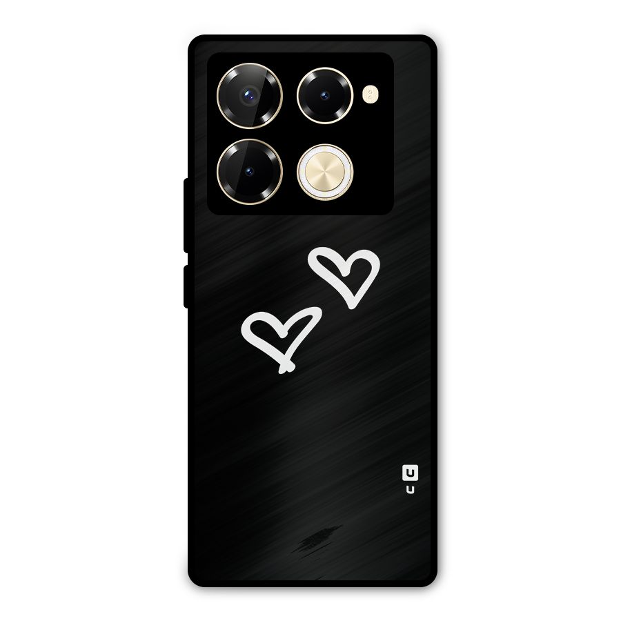 Hearts Love Metal Back Case for Infinix Note 40 Pro Plus