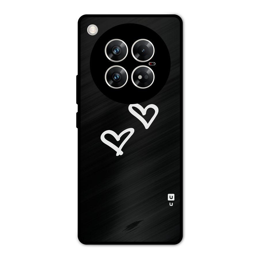 Hearts Love Metal Back Case for Infinix Zero 40 5G