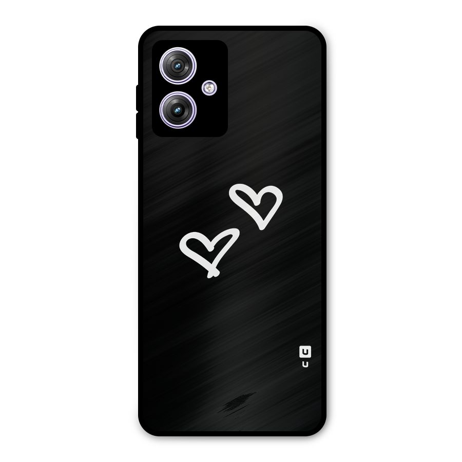 Hearts Love Metal Back Case for Moto G64