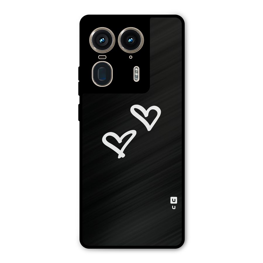 Hearts Love Metal Back Case for Motorola Edge 50 Ultra