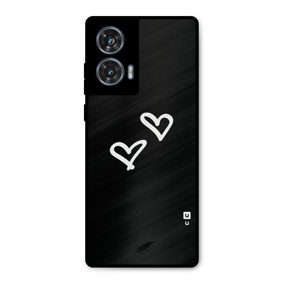 Hearts Love Metal Back Case for Motorola G96