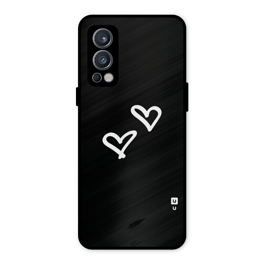 Hearts Love Metal Back Case for OnePlus Nord 2 5G