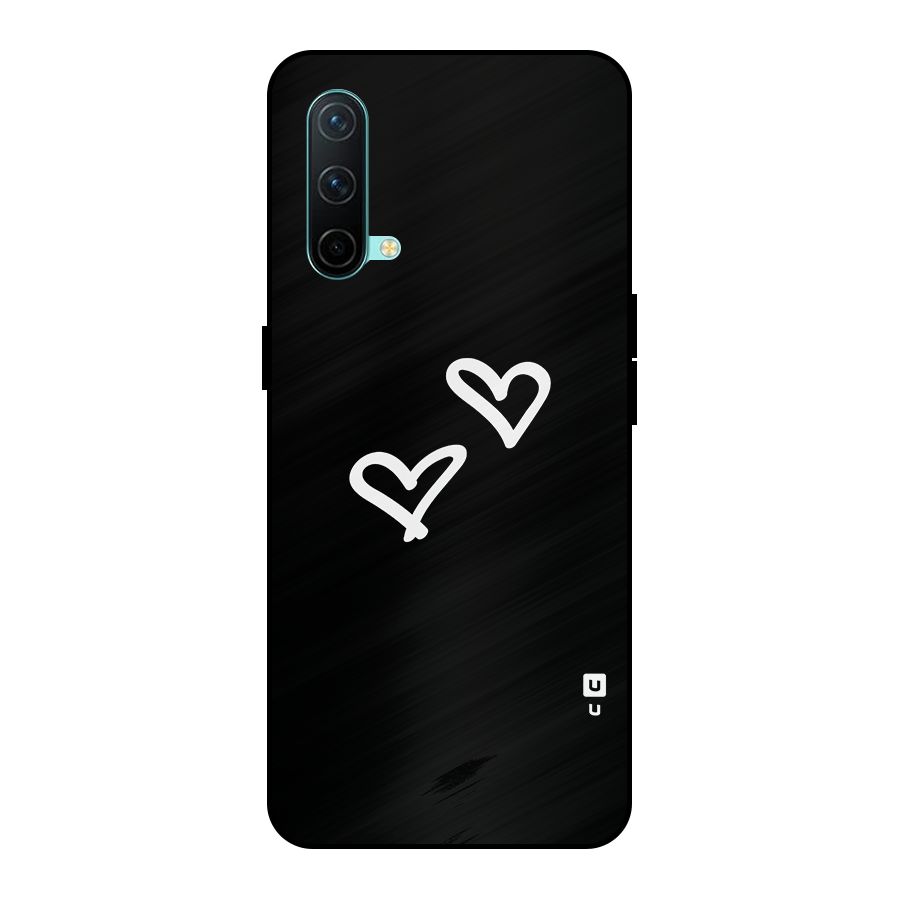 Hearts Love Metal Back Case for OnePlus Nord CE 5G