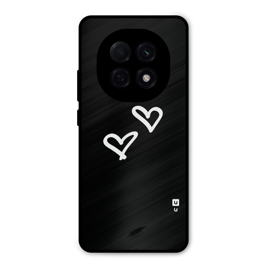 Hearts Love Metal Back Case for Oppo F29 Pro