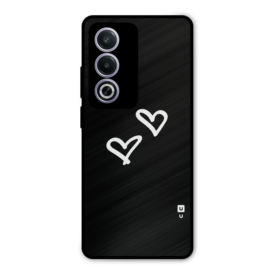 Hearts Love Metal Back Case for Oppo K12x