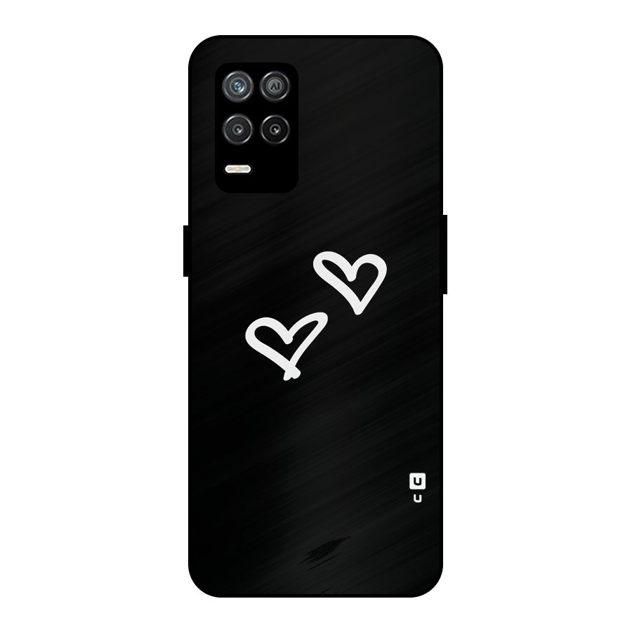 Hearts Love Metal Back Case for Realme 8 5G