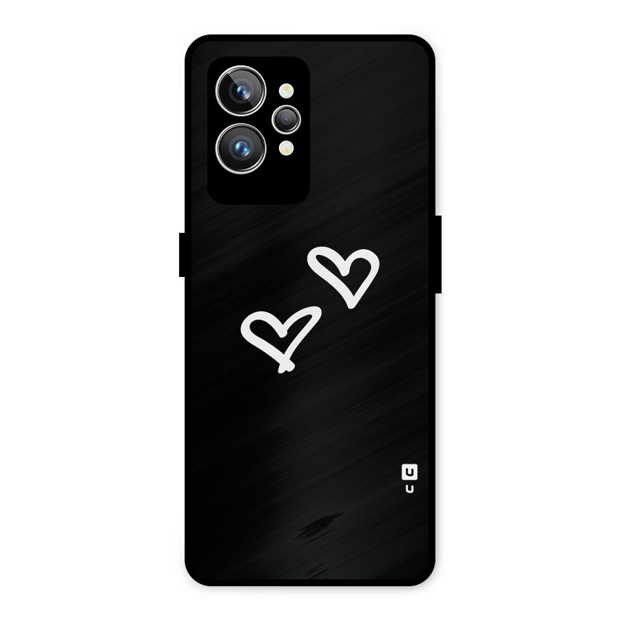 Hearts Love Metal Back Case for Realme GT2 Pro