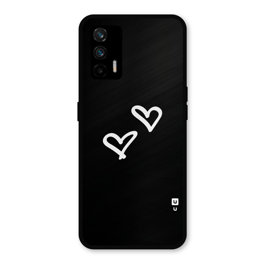 Hearts Love Metal Back Case for Realme GT 5G