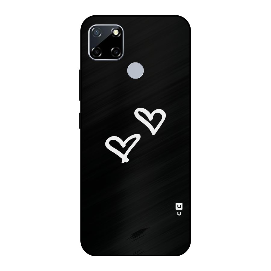 Hearts Love Metal Back Case for Realme Narzo 20