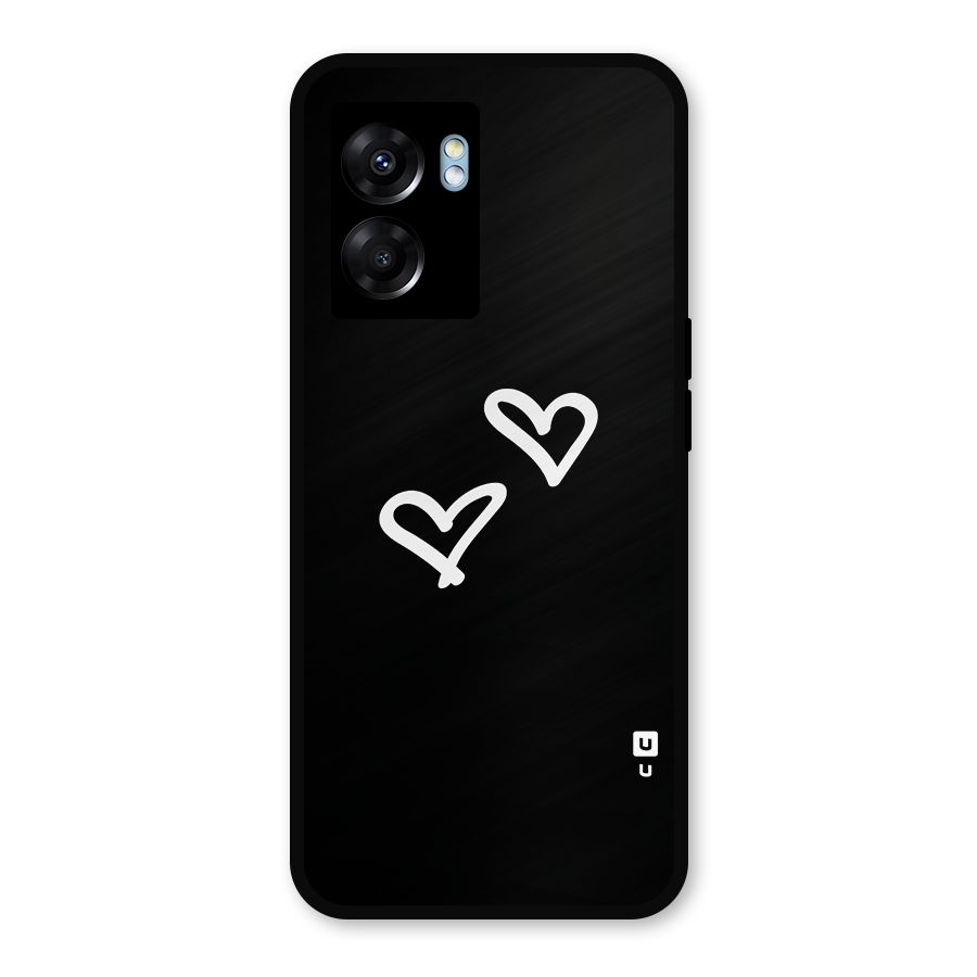 Hearts Love Metal Back Case for Realme Narzo 50 5G