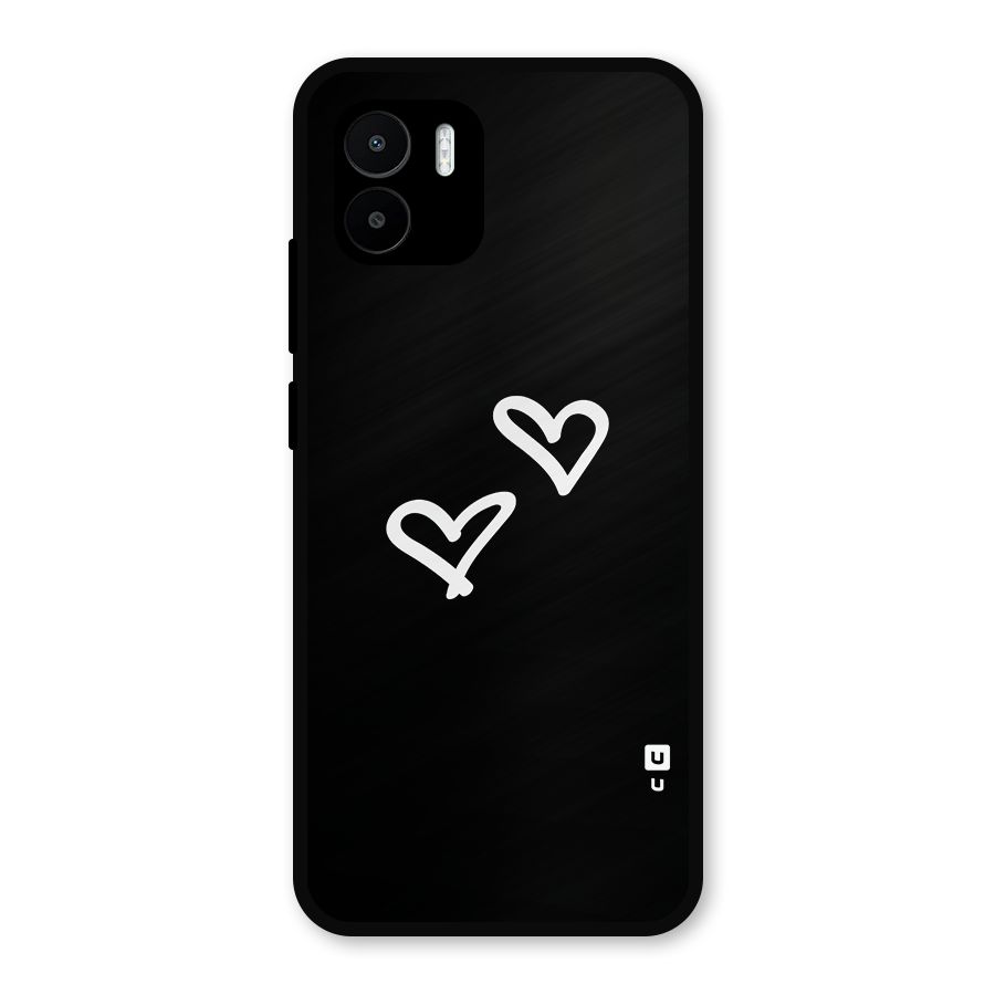 Hearts Love Metal Back Case for Redmi A1