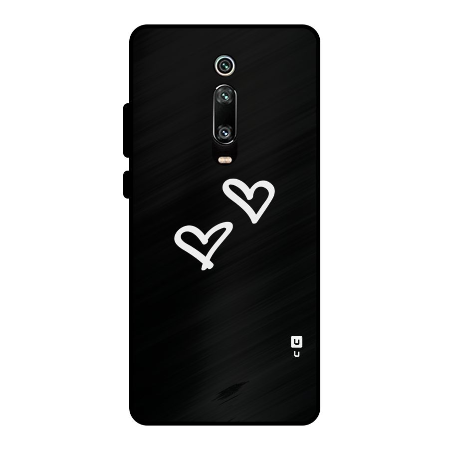 Hearts Love Metal Back Case for Redmi K20