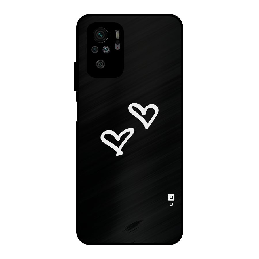 Hearts Love Metal Back Case for Redmi Note 11 SE