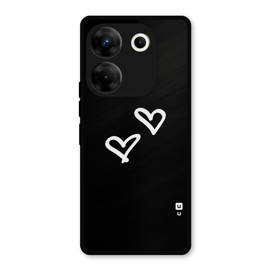 Hearts Love Metal Back Case for Tecno Camon 20 Pro