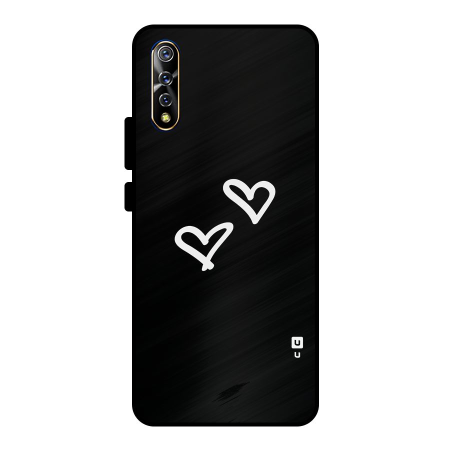 Hearts Love Metal Back Case for Vivo S1