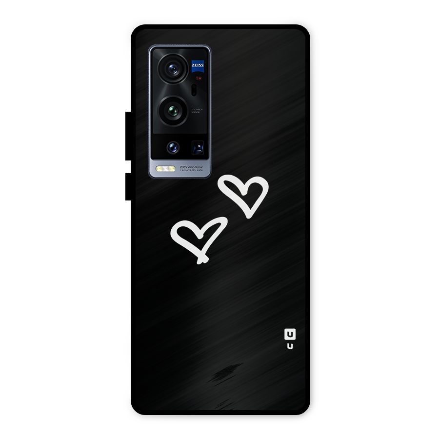 Hearts Love Metal Back Case for Vivo X60 Pro Plus
