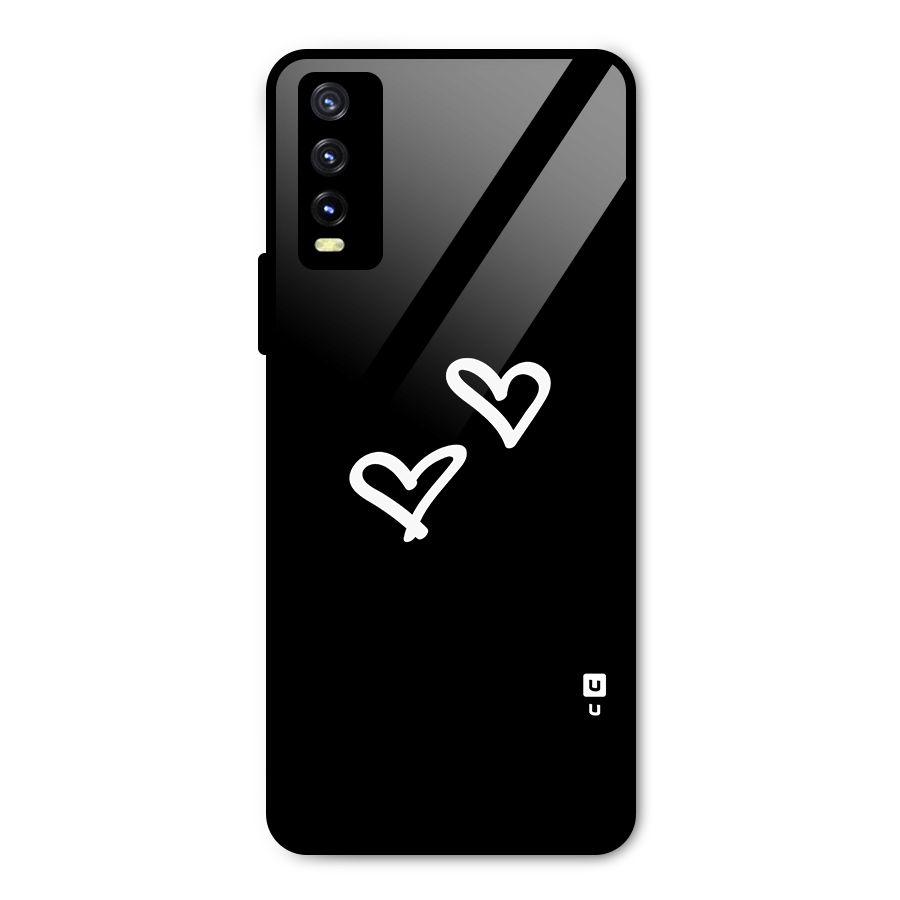 Hearts Love Metal Back Case for Vivo Y20g